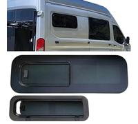 Universal RIGHT Side Camper Van Sliding Opening Window Glass, Dark Tinted, 800 x 270mm, Suitable for Conversions, Motorhomes, Day Vans, Easy Fit, Durable ALL TYPES OF VEHICLES