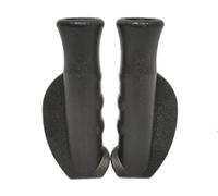 Universal Rollator Hand Grip,Replacement Parts for Rollator and Wheelchair,Universal Hand Grips Anatomical Pair for 4-Wheel rollator (1Pair(Left/Right),Black)