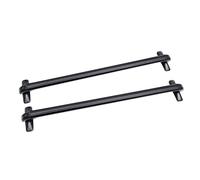 Universal Roof Rack,Lockable Car Bars Aluminium Rail Anti Theft Luggage Carrier Transpor rack Top Aluminum Rack Crossbars Open Rails Quick Mounting Soft Pads, 2-Piece Rack, Black,115 * 10.5 * 9.5cm