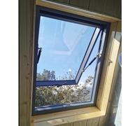Universal Roof Skylights for Sloped & Flat Roof, Customizable Skylight Window with Double-Layer Tempered Glass & Seals, Underground Lighting Window with Large Opening Design(24x32in(61x81.2cm))