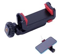 Universal Rotatable Smart Mobile Phone Cellphone Clamp ST-06S with Camera Cold Shoe & 1/4 Screw Hole, Can be Fix to Tripod Light Stand with 1/4 Screw Head