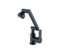 Universal Rotating Robotic Faucet Arm - Premium Copper Hot & Cold Water Tap with 4 Dispensing Modes - Kitchen & Bathroom Essential (Color: Black, Size: Four Gear)