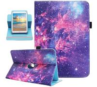 Universal Rotating Tablet Case for 7 8 Inch Android Tablet, Dluggs 360 Degree Rotating PU Leather Stand Case for 7" 8" and All 7.0-8.5 Inch Tablet, Mysterious Starry