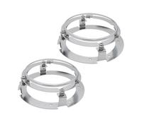 Universal Round 5 3/4" 5.75 Inch Motorcycle Headlight Mounting Bracket Headlamp Mount Brackets Ring Bracket Light Fog Light Bracket(2PCS Silver)