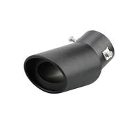 Universal Round Aluminum ALloy Muffler Tail Trim Car Exhaust Tip Rear Auto Exhaust Pipe Nozzle Silencer Pipe Inlet 63mm