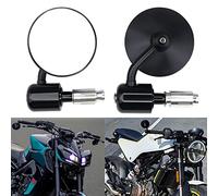 Universal Round Motorcycle CNC Aluminum Bar End Side Mirrors 7/8 inch for Sports Bike Cruiser Scooter (Classic Type)