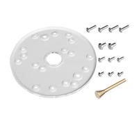 Universal Router Base Plate Compatible with Porter Cable, Bosch, Makita, Ryobi, Woodworking Router Accessories Auxiliary Tool with Centering Pin Screws