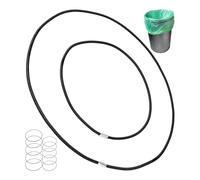 Universal rubber band for waste bins, 12 pieces, size M + XL, fits up to 60 litre individual inserts, compatible with WESCO waste bins, 50 cm and 80 cm elastic rubber ring