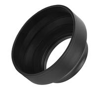 Universal Rubber Lens Hood, 3 In 1 Foldable Anti Reflection Camera Lens Hood Protector with 3 Different Adjustable States, Lens Protector for SLR MSLR (77mm)