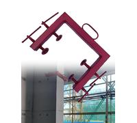 Universal Safety Anchor Clamp for Construction, Adjustable Beam Clip, Fall Arrest Anchor Point for Harness, Steel Beam Positioning(11.8-15.8in)