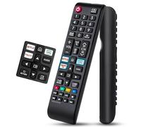 Universal Samsung Remote Control For Smart Tvs With Netflix/Prime Video/Rakuten TV Buttons, Universal Samsung TV Remote - Compatible with All Most Samsung QLED UHD HDR LCD Frame Curved 4K 8K Smart TVs