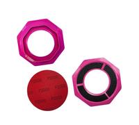 Universal Sanding Pad Holder, Precision Stand, Ball Base, Sandpaper Holder, Accessory Made of Compact PP for Bowling Center, Workshop, Maintenance, pink