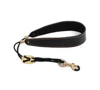 Universal Saxophone Neck Strap Adjustable Sax Harness Belt Thick Padded Instruments Accessories Tenor Saxophone (Color : Bk)