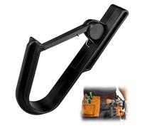 Universal Scaffolding Tool Belt Hook, Heavy Duty Drill Holster & Impact Wrench Holder with Rubber Lining, Secure Tool Clip for Cordless Drills, Hammers & Tape Measures, Fits Most Scaffolding Belts