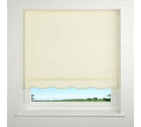 UNIVERSAL Scalloped Edge Roller Blind, Almond, W60cm