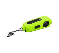 Universal Scooter Motor Safety Brake Lock Motorcycle Handlebar Lock Front Brake Lever Throttle Grip Locks Steel Disc Lock(Green)