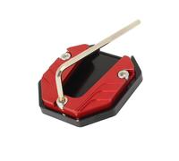 Universal Scooter Motorcycle Bike Kickstand Extender Foot Side Stand Extension Pad Support Plate Anti-skid Enlarged Base Enlarger Plate(Red)