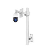 Universal Securi Camera Pole Mount Bracket - Long Arm Support for Outdoor CCTV & IP Cameras Easy Inllat for Enhanced Surveillance