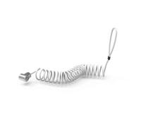 Compulocks Universal Tablet Lock with Keyed Coiled Cable Lock Black