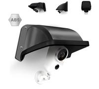 Universal Security Camera Covers Shield Sun Rain, Waterproof Protective Roof for Bullet, Dome Cameras, ABS Plastic Shade Cover (Black)