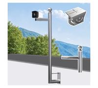 Universal Security Camera Mount 1.5m Stainless Steel Surveillance Pole Adjustable All-Weather Support for Factories & Schools Durable & Reliable Security Solution.