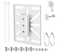 Universal Security Camera Mount Adapter Plate - Wall/Ceiling Bracket for CCTV, PTZ, Dome Cameras (Iron Construction) (A CCTV Camera Mount Plate Adapter)