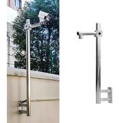 Universal Security Camera Mount Bracket for Outdoor and Indoor Use, Pole and Wall Installation with Accessories, Easy Setup for Dome and Bullet Cameras