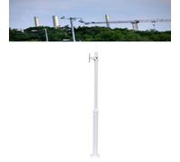 Universal Security Camera Mount Pole with Bracket, Weatherproof Stainless Steel Surveillance Camera Rack Post, Solar Panels Holder Post, for Outdoor Use, A 3M/9.84ft