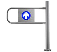 Universal Security Door Stop - Automatic Spring-Loaded Swing Door for Store Library Factory and School - One-Way Locking Secure Entry Solution