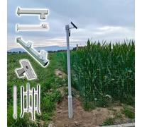 Universal Security Pole for Outdoor Cameras - Easy Installat Mounting Hardware for Dome & PTZ Surveillance Systems, & Adjustable Security Solut