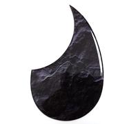 Universal Self-Adhesive Acoustic Guitar Pickguard for Gibson,Taylor, Martin Guitar scratch plate,2MM Thick,3D Design,Scratch Guard for 36-41 Inch Guitars,Custom Decorative Replacement (Black)