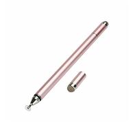 Universal Sensitive Precision Touch Screen Stylus,Capacitive Drawing Note Stylus Pens For Phone Tablet,Aluminum Frame Stylus Pens With Soft Tips/Transparent Disc (pink)