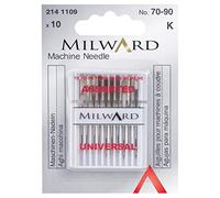 Universal Sewing Machine Needles, 70/10(4), 80/12(4), 90/14(2)