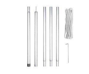 Universal Shade Sail Pole Perel Adjustable Weather Resistant Garden GSSK1