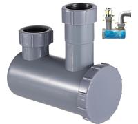 Universal Shampoo Bowl Sink Hair-P Trap - Professional Salon Shampoo Basin Drain Hose Kit with PVC P Trap & Hair Catcher for Beauty Salon Equipment & Shampoo Stations