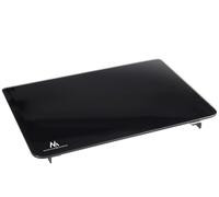 Maclean MC-629 Glass DVD Console SkyBox Satellite Shelf Wall Mount Bracket Stand Black 360x250x31 mm