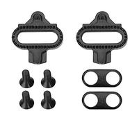 Universal Shoes Cleats Bike Pedal Locking Plate Accessory for Outdoor Cycling Riding High Hardness Alloy Steel Durable Non Slip Performance for Mountain Bikes 2 Pack with Screws