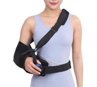 Universal Shoulder Abduction Sling, Arm Sling for Shoulder Injury for Women and Men with Removable Pillow & Exercise Ball, 3-Point Strap Exercise Ball Adjustable, for Injury, Broken Arm