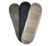 Universal Shoulder Pad 6 Pcs Shoulder Pad for Backpack Strap, 25x7cm Detachable Oxford Cloth Cushion for Laptop Bag Crossbody Backpack(Khaki)