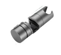Universal Shower Head Holder Adjustable 18~25mm ABS Chrome Rail Bathroom Accessories Mounting Brackets(Grey)