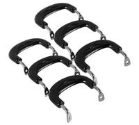 Universal Side Handle Bakelite 6pcs for Pots and Pans, Stainless Steel | Easy Installation, Single and Double Hole Options, Easy Maintenance, Comfortable Grip, Universal Fit for Induction Cookware