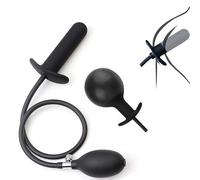 Universal Silicone Inflatable Balloon with Inflation Pump, Unique Curved Contour High Elasticity Expander-Y8 (Cylindrical)
