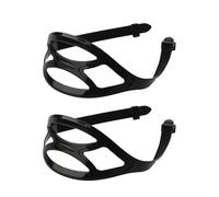 Universal Silicone Replacement Scuba Mask Strap, Swimming Goggles Bungee Headband Accessories for Diving Snorkeling Swimming neoprene mask strap 2PCS (2Black)