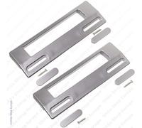 Universal Silver Door Handle for Fridge Freezer 190mm Fixing Slots 90mm to 170mm