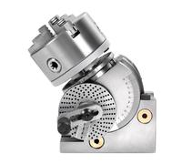 Universal Simple Indexer, 4"/5"/6", Universal Milling Machine Indexing Head, Manual Quick-Change Vertical/Horizontal Dual-Use, Reduction Ratio 1:40(8in/200mm- Raised and reinforced)