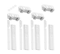 Universal Slide Door Mounting & Bracket Fixing Installation Kit Compatible with Any Integrated Fridge Freezer Pack of 4
