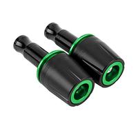 Universal Slider Frame Sliders Crash Pad Protector 10mm Screw CNC Aluminum Alloy Motorcycle Crash Slider for Large Displacement Bikes (Green)