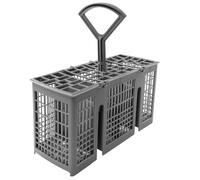 Universal Slimline Dishwasher Cutlery Basket Heat Resistant Plastic Holder | Compatible for Bosch, for Beko, for Hotpoint, for Indesit, for Siemens and for Whirlpool | Paxanpax PLD1735
