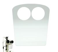Universal Slit Lamp Breath Shield Small Thick Acrylic 5 15/16" x 4 3/8"，SL-B2 Slit Lamp Breath Shield