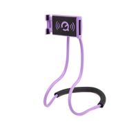 Universal Smart Mobile Phone Stand,Hanging On Neck Cell Phone Mount Holder, Flexible Lazy Bracket DIY Free Rotating For Multiple Functions